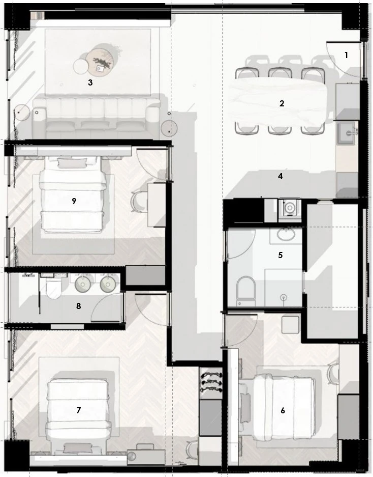 Floor Plan for Type C