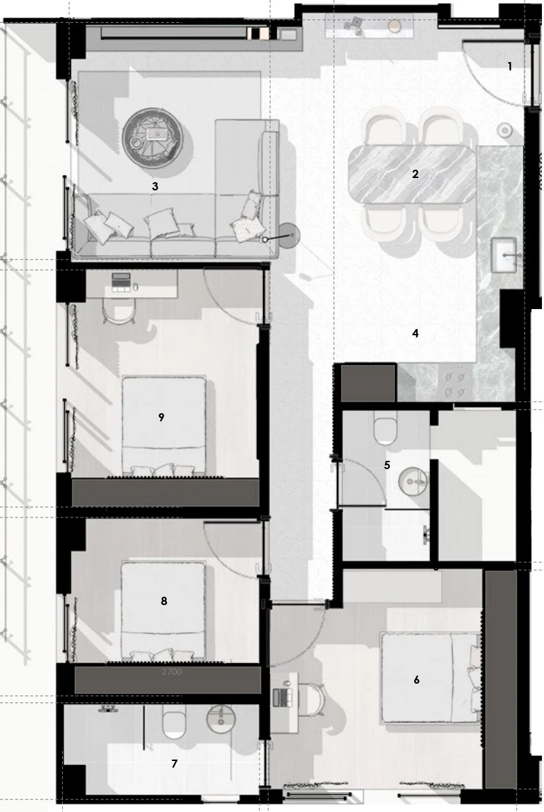 Floor Plan for Type E